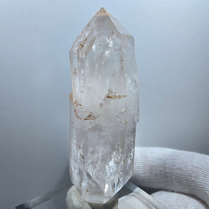Lemurian Phantom Smoky Quartz DT Scepter Stage Valentine Pocket Goboboseb Namibie 77*28*24mm 