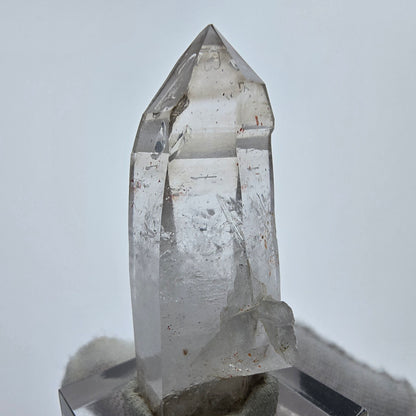 Enhydro Phantom Smoky Quartz Sceptre Tip 1x Bubble Goboboseb, Namibie 45*23*16mm 