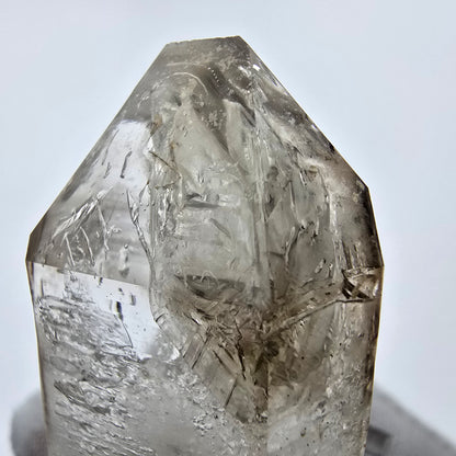 Enhydro Phantom Smoky Quartz Point 2x Bubble Goboboseb Namibie 42*31*19mm Collection 