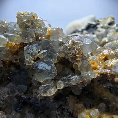 Phantom Fluorit Muskovit Schörl Turmalin Orthoklas Erongo, Namibia 82*60*33mm