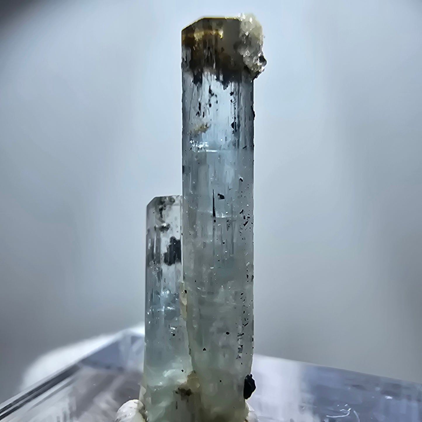 Klare Aquamarin XX Stufe, blau Erongo, Namibia 25*9*7mm