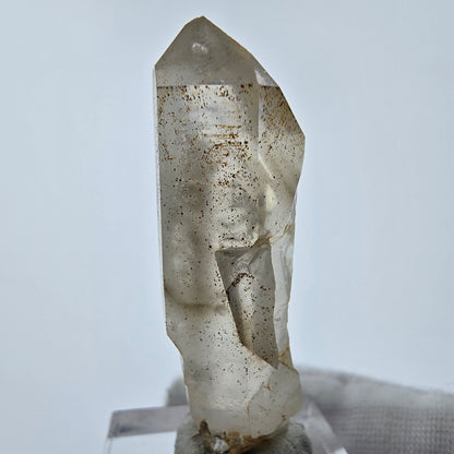 Enhydro Phantom Smoky Quartz Sceptre Tip 1x Bubble Goboboseb, Namibie 48*16*13mm 