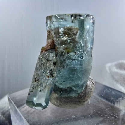 Aigue-marine Setlene, tourmaline Schörl stade Erongo, Namibie 23*12*11mm 