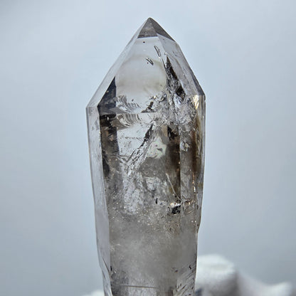 Clear Phantom Smoky Quartz DT Scepter Point Goboboseb, Namibia 47*13*8mm 