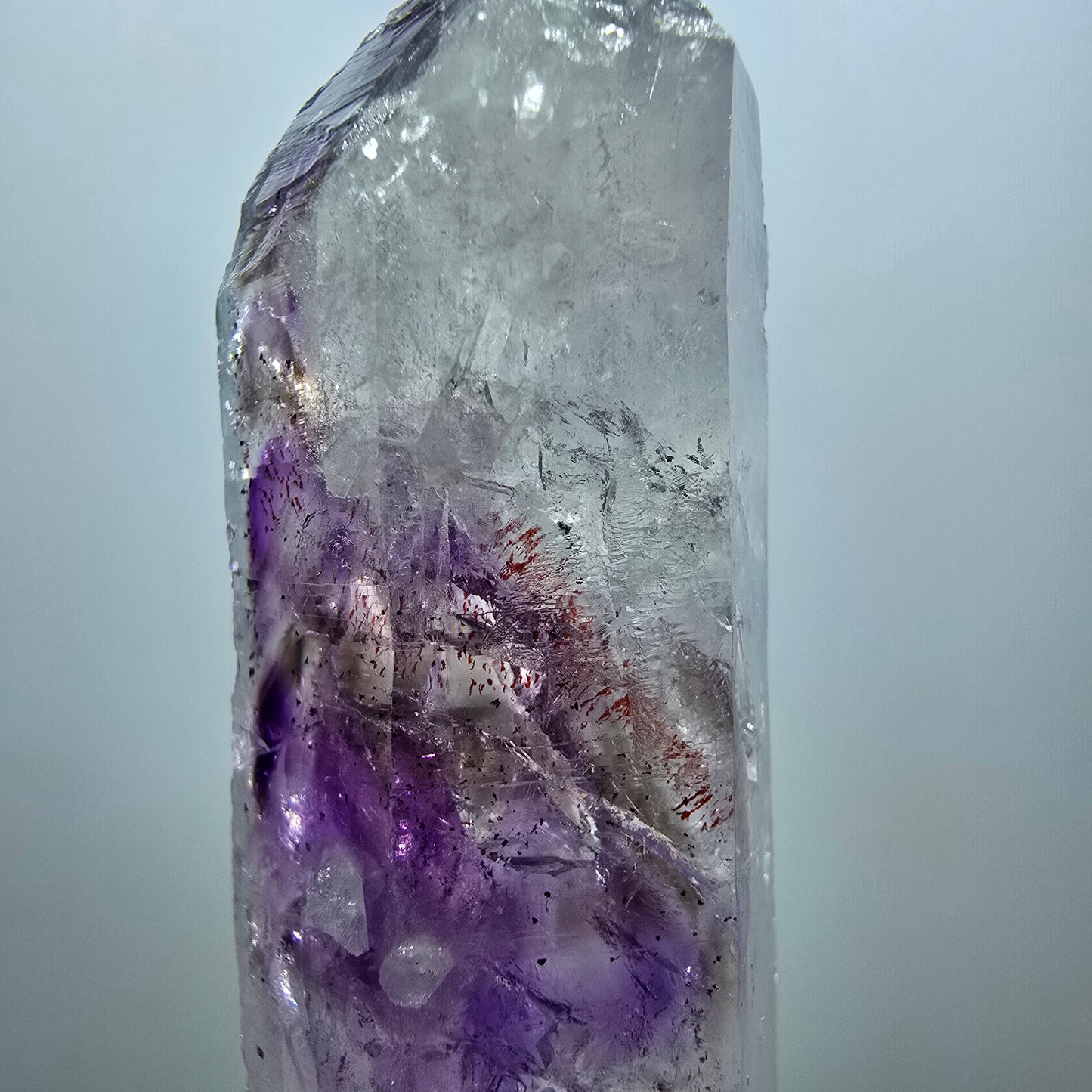 Harlekin Phantom Amethyst Doppelender Streep Mine Goboboseb Namibia 78*29*22mm
