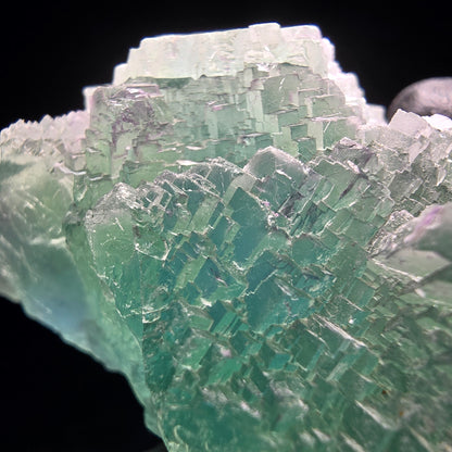 Zonare Phantom Fluorite Cube Stepped Omehane, Namibie 75*47*26mm Collection