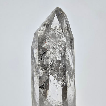Enhydro Skeleton Smoky Quartz Scepter, 1x Bubble Valentine Pocket, Namibia 51*19*16mm 