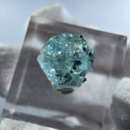 Aigue-marine Setlene, tourmaline Schörl stade Erongo, Namibie 19*7*7mm 