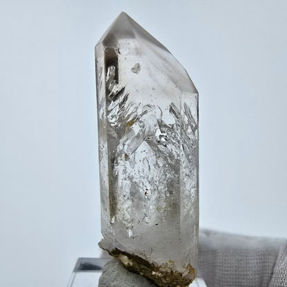 Enhydro Phantom Smoky Quartz Points 2x Bubble Goboboseb, Namibie 52*19*15mm 