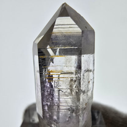 Sceptre d'améthyste lémurienne Enhydro, 1x Pochette Saint-Valentin à bulles, Namibie 36 x 17 x 15 mm 