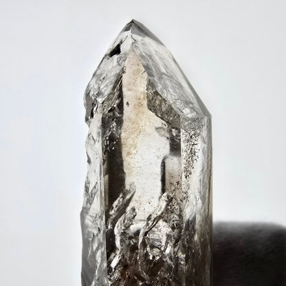 Sceptre en quartz fumé squelette Enhydro, 2x Bubble Valentine Pocket Goboboseb Namibie 79*28*22mm 