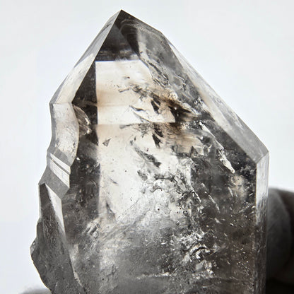Enhydro Skeleton Smoky Quartz DT Scepter, 1x Bubble Valentine Pocket, Namibia 65*30*28mm 