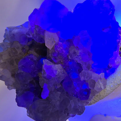 Phantom Fluorit Würfel, Quarz Stufe, grün Okorusu, Namibia 31*25*20mm