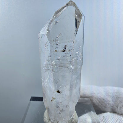 Enhydro Phantom Smoky Quartz Scepter, 2x Bubble Valentine Pocket Goboboseb Namibia 67*23*20mm 