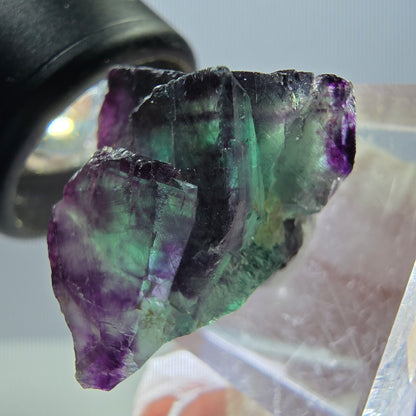 Rare Fluorite Cube Specimen, green purple Okorusu, Namibia 30*18*16mm 
