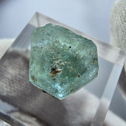 Seltener Aquamarin X mit Schörl Turmalin Erongo, Namibia 13*11*10mm