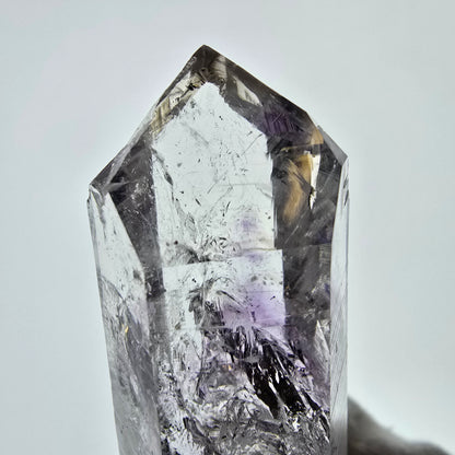 Mine d'améthyste fantôme transparente Point Streep, Goboboseb, Namibie, 63 x 26 x 20 mm 