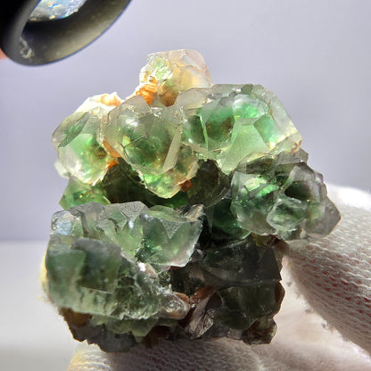 Phantom Fluorit, Hyalit, Muskovit Stufe Erongo, Namibia 52*34*31mm
