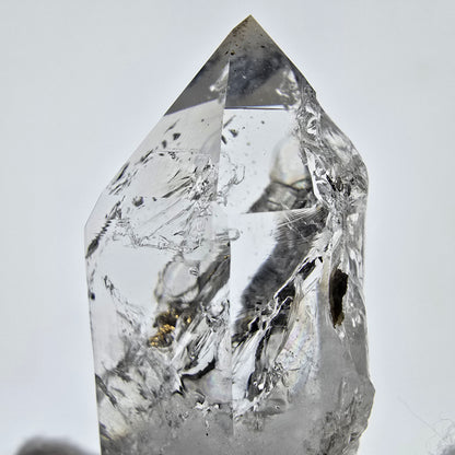 Enhydro Lemurian Smoky Quartz Scepter, 1x Bubble Valentine Pocket, Namibia 49*23*25mm 