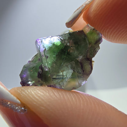 Lot de 16 Fluorite Fantôme, Hyalite Tourmaline Schörl Moscovite Steps Erongo, Namibie 