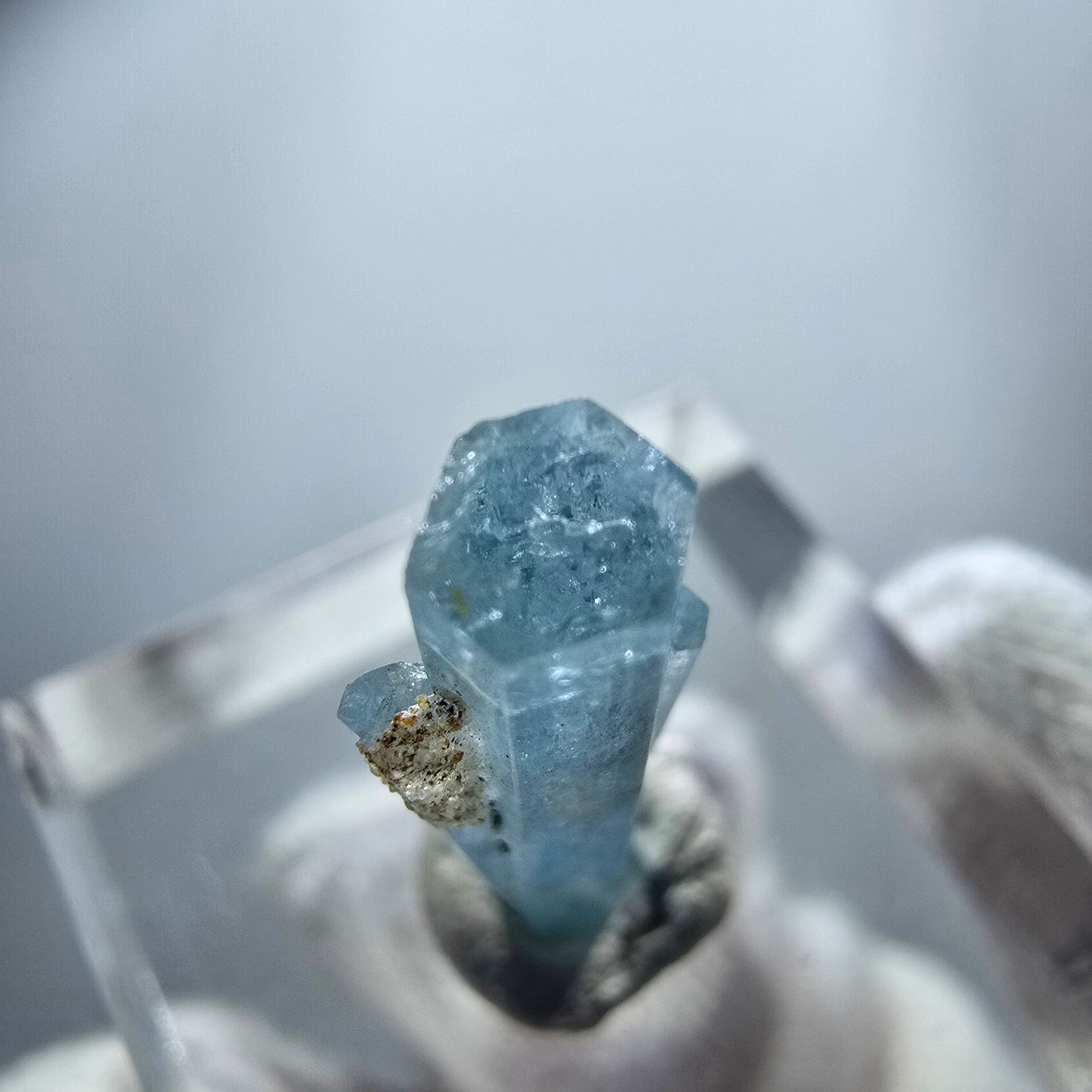 Klarer Aquamarin X Kristall, blau Erongo, Namibia 20*7*4mm