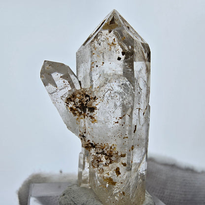 Embouts de sceptre à quartz fumé Enhydro Phantom 1x Bubble Goboboseb, Namibie 38*16*19mm 