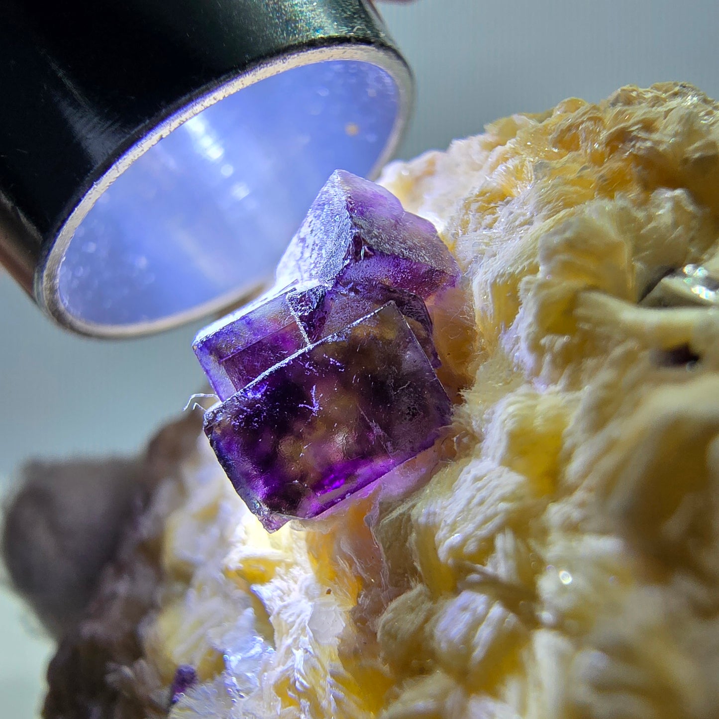 Colorful Phantom Fluorite Schorl Tourmaline Muscovite Specimen Erongo, Namibia 57*41*25mm 