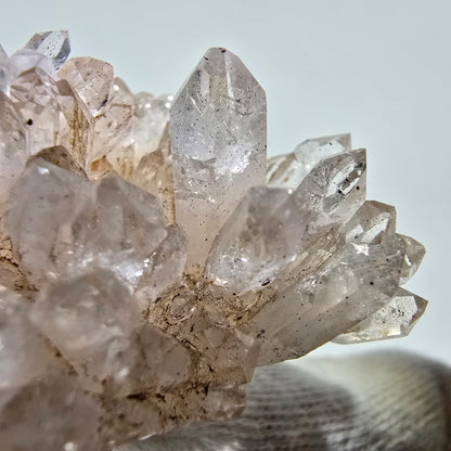 Phantom Smoky Quartz Scepter Cluster Valentine Pocket, Namibia 46*43*25mm 