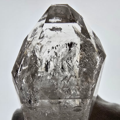 Enhydro Skeleton Phantom Smoky Quartz Scepter, 2x Bubble Valentine Pocket, Namibia 76*44*32mm 