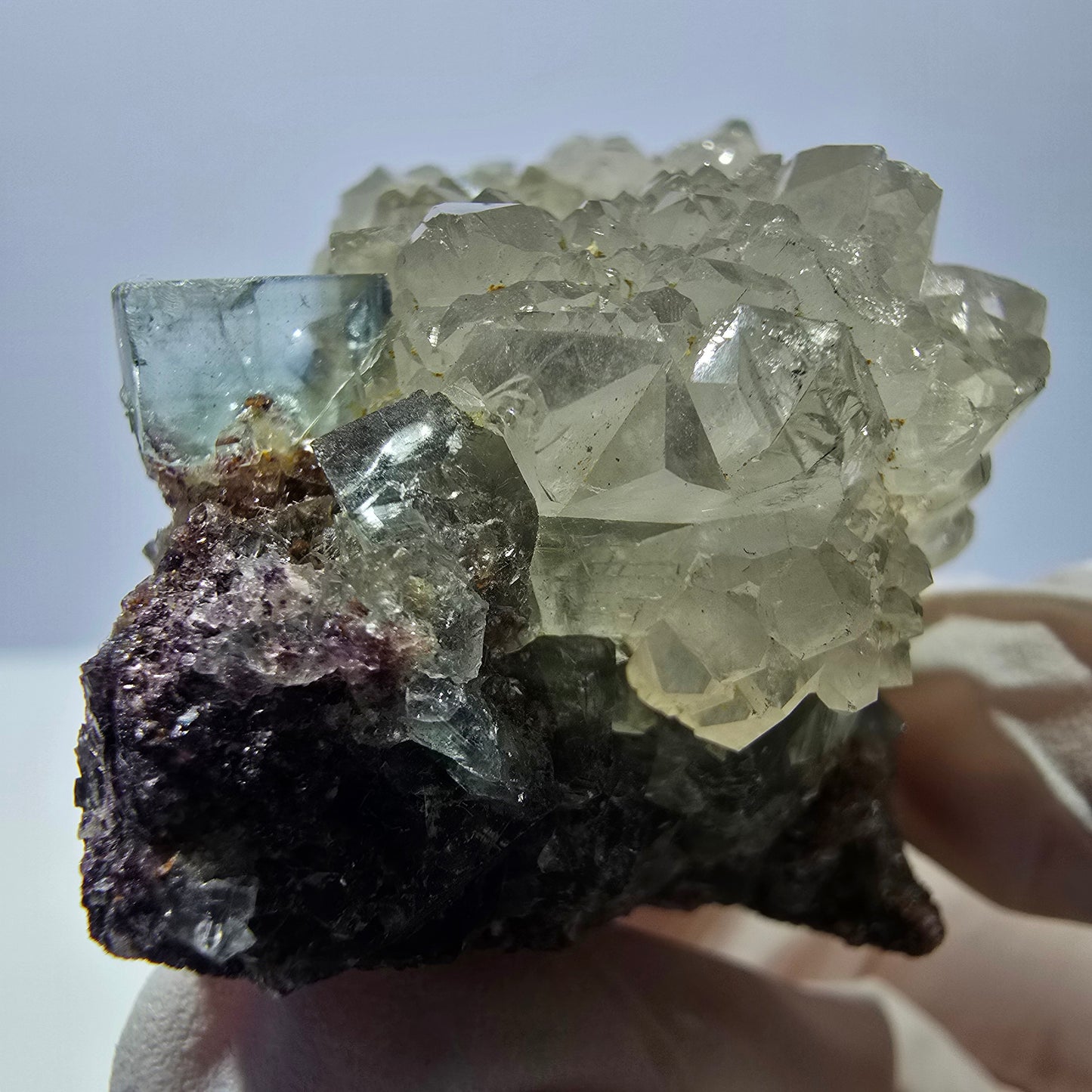 Rare Phantom Fluorite Cube, Quartz Specimen Green Okorusu, Namibia 48*38*32mm 