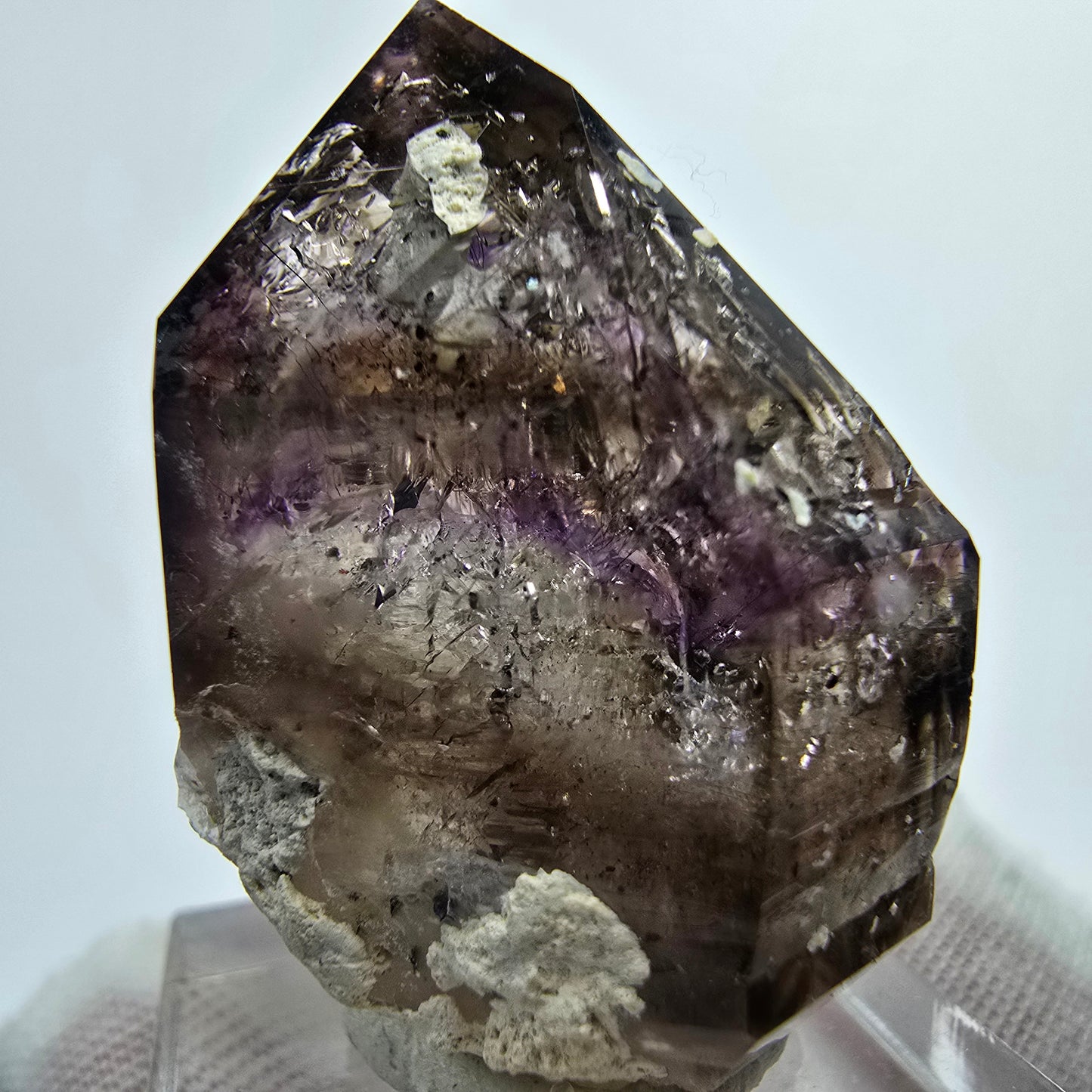 Phantom Amethyst Zepter Kristall Goboboseb Namibia 37*31*23mm Mineraliensammlung