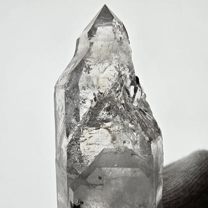 Enhydro Skeleton Smoky Quartz DT Scepter, 1x Bubble Valentine Pocket, Namibia 76*25*19mm 