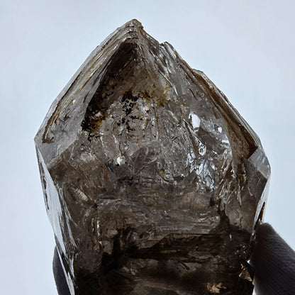 XL Enhydro Window Smoky Quartz DT Scepter, 1x Bubble Valentine Pocket Namibia 110*103*74mm 