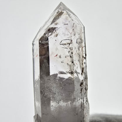 Enhydro Skeleton Smoky Quartz DT Scepter, Large Bubble Valentine Pocket, Namibia 53*18*17mm 