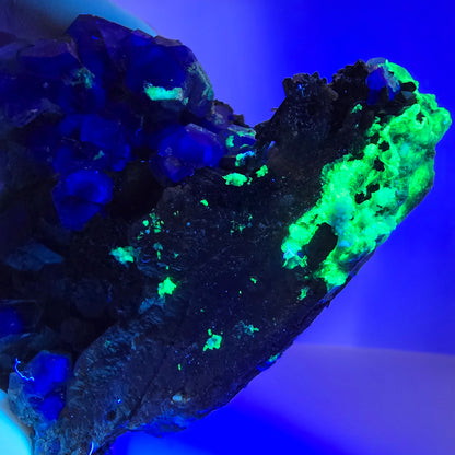 Fluorite fantôme Schörl Tourmaline Hyalite Quartz fumé Erongo Namibie 77*60*57mm 