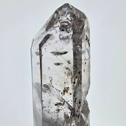 Enhydro Skeleton Smoky Quartz DT Scepter, Large Bubble Valentine Pocket, Namibia 53*18*17mm 