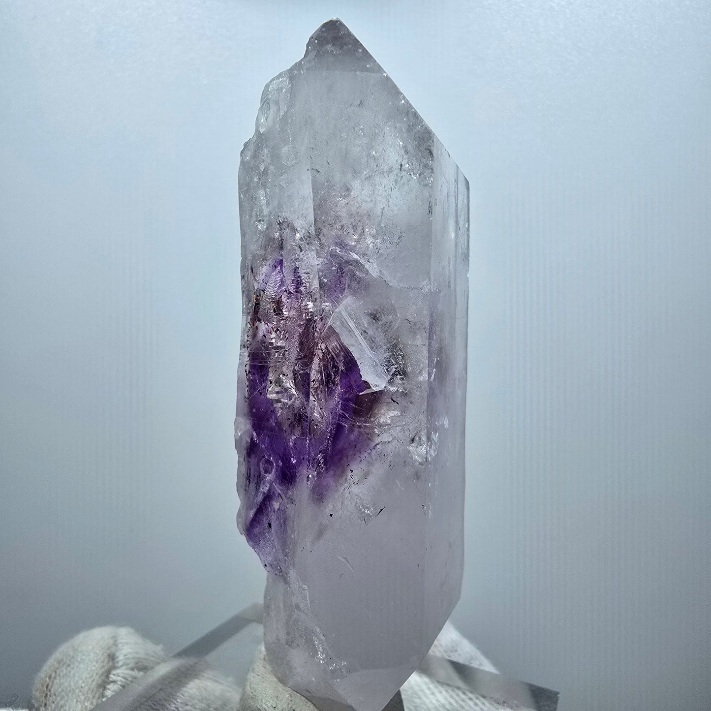 Harlekin Phantom Amethyst Doppelender Streep Mine Goboboseb Namibia 78*29*22mm