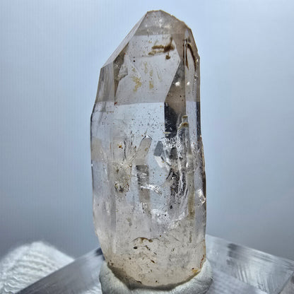 Enhydro Phantom Smoky Quartz Scepter, 1x Bubble Goboboseb, Namibia 33*17*11mm 