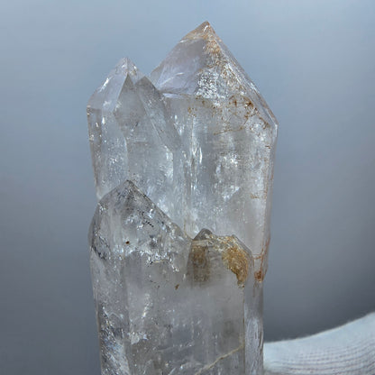 Lemurian Phantom Smoky Quartz DT Scepter Stage Valentine Pocket Goboboseb Namibie 77*28*24mm 