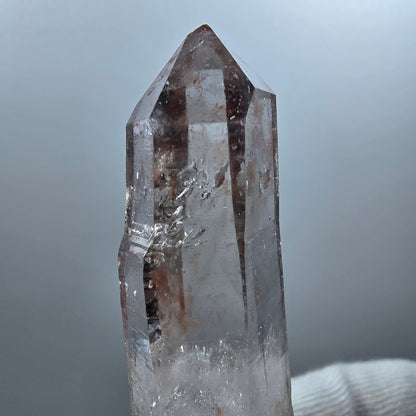 Lemurian Phantom Smoky Quartz DT Scepter Stage Valentine Pocket Goboboseb Namibie 70*19*14mm 