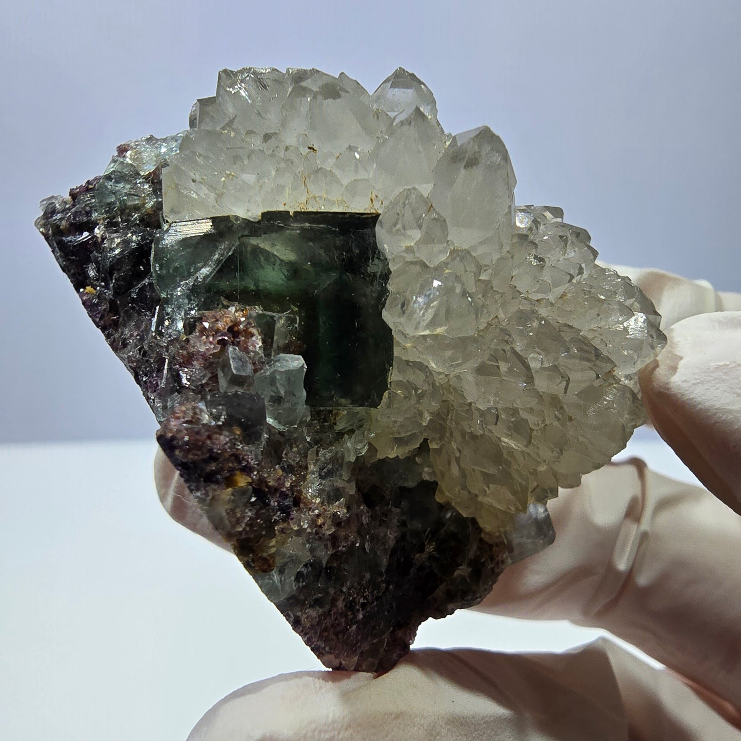 Rare Phantom Fluorite Cube, Quartz Specimen Green Okorusu, Namibia 48*38*32mm 