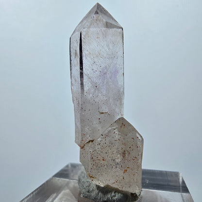 Pointe d'améthyste fantôme de Goboboseb, Namibie, 35 x 12 x 9 mm 