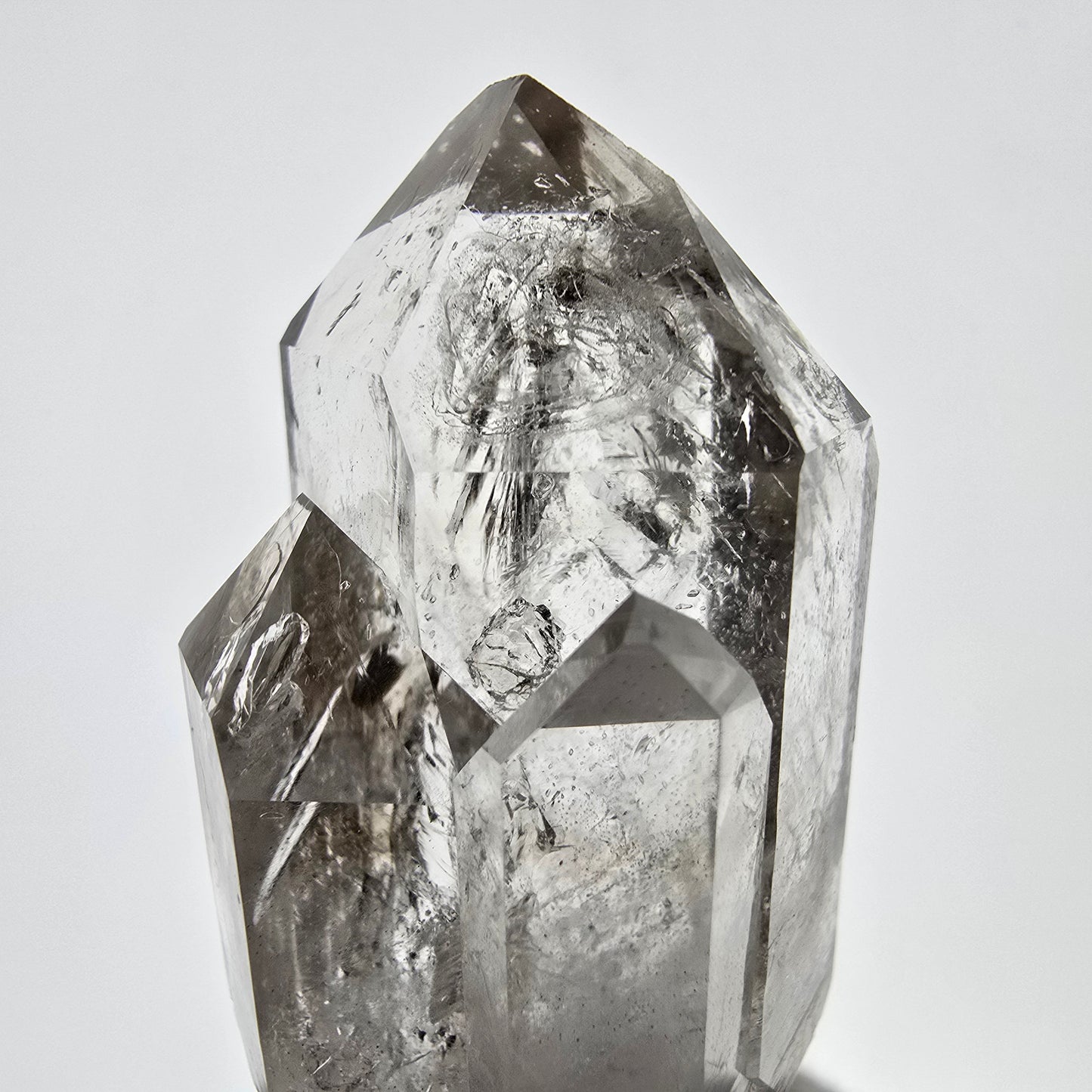 Skeleton Phantom Smoky Quartz DT Scepter Valentine Pocket, Namibia 55*25*25mm 