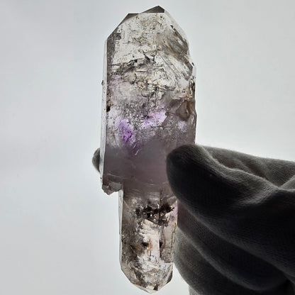 Enhydro Skeleton Amethyst DT Scepter 4x Bubble Valentine Pocket Gobobs. Namibie 119 x 40 x 34 mm 