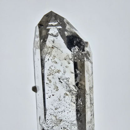 Enhydro Skeleton Smoky Quartz DT Scepter, 1x Bubble Valentine Pocket, Namibia 60*20*15mm 