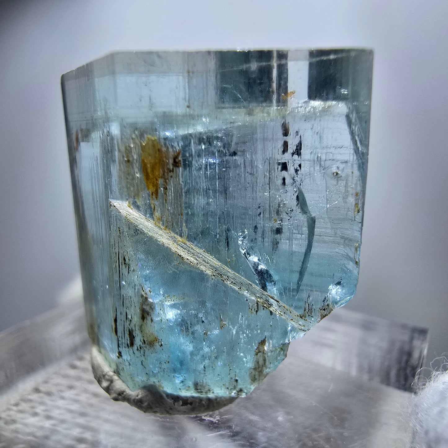 Klarer Aquamarin X Kristall, blau Erongo, Namibia 19*18*12mm