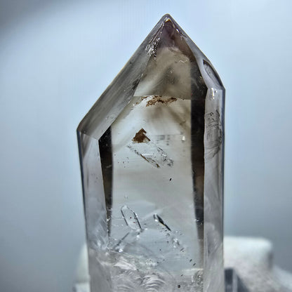 Enhydro Phantom Smoky Quartz Scepter, 1x Bubble Goboboseb, Namibia 39*15*11mm 