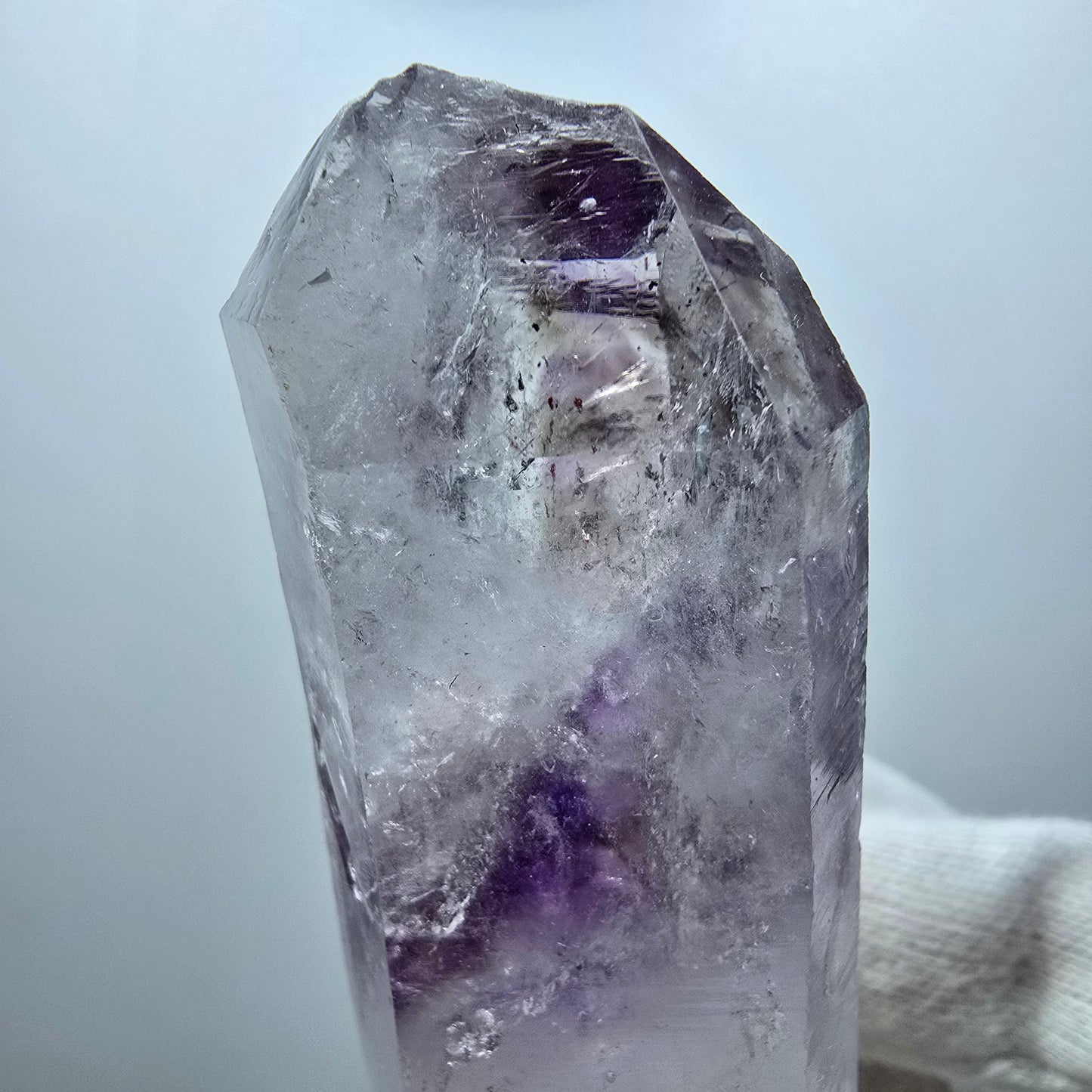 Harlekin Phantom Amethyst Doppelender Streep Mine Goboboseb Namibia 78*29*22mm