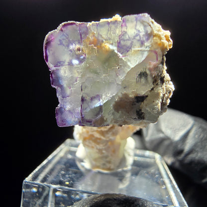 Cubes de fluorite Zonar rares, stade orthoclase, Erongo namibie, Collection 35x21x18mm