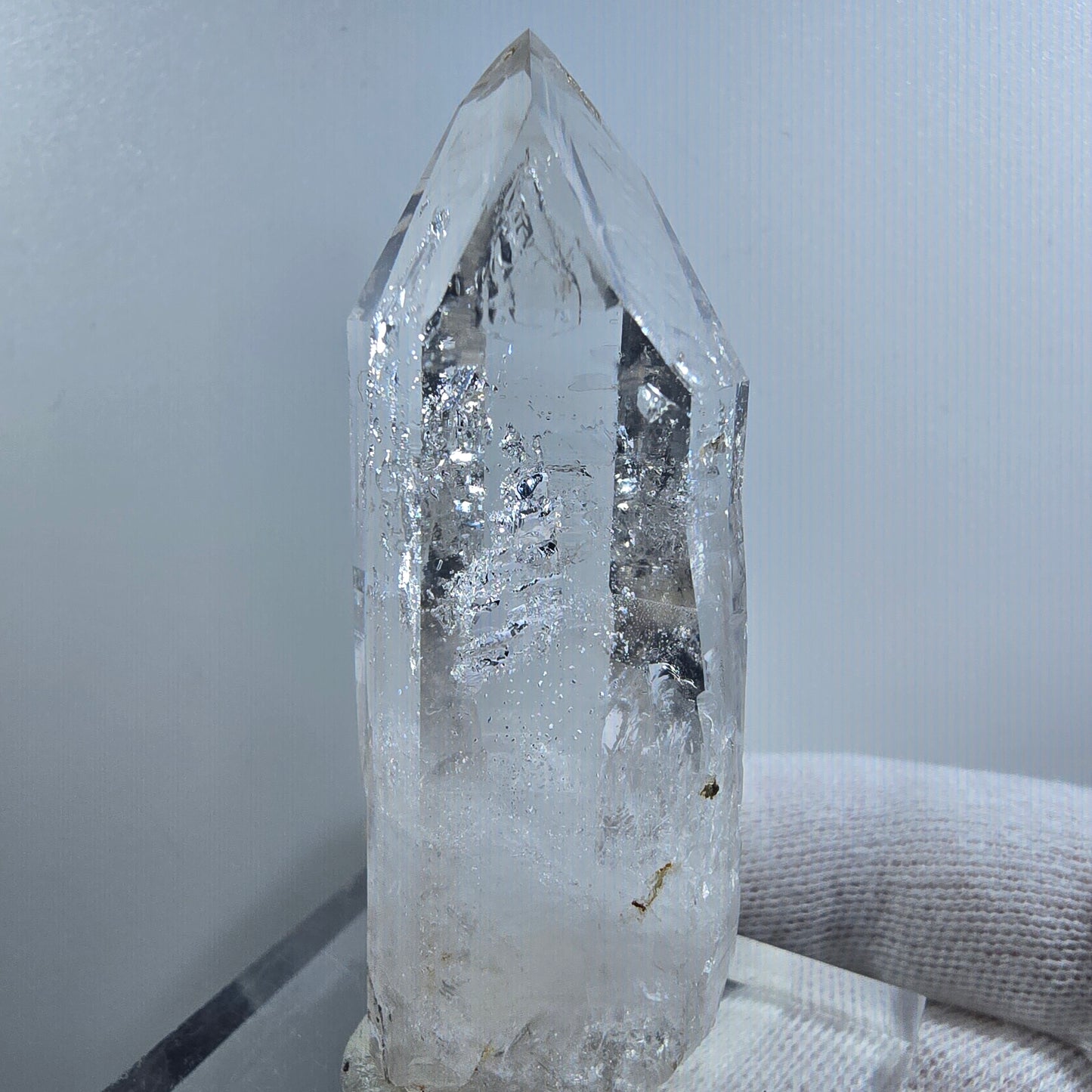 Enhydro Phantom Smoky Quartz Scepter, 2x Bubble Valentine Pocket Goboboseb Namibia 67*23*20mm 